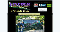 Desktop Screenshot of lincolnplumbinganddrain.com